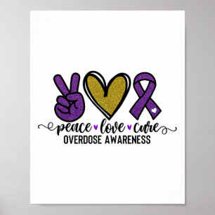 Poster Camisa de Conscientização sobre Overdose Faixa Rox