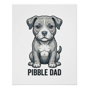 Pôster Camisa de desenho de cachorro com gravação vintage