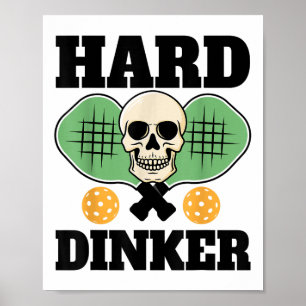 Poster Camisa De duro _ De Pickleball Para Jogada De Pick