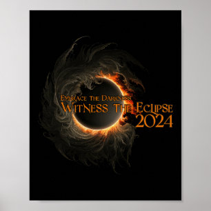 Poster Camisa De Eclipse Solar Total Abril 8 Embriagarem
