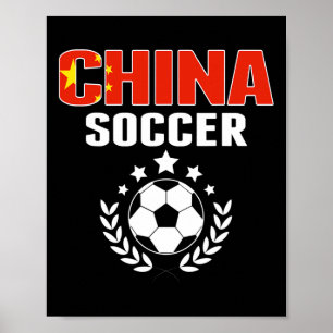 Poster Camisa de Fãs de Futebol Orgulhosos da China Orgul