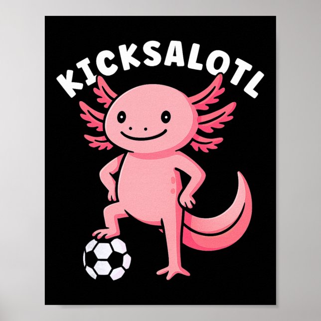 Poster Camisa de Futebol Divertida para Crianças e Jovens (Frente)