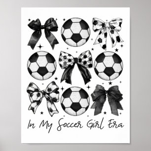Poster Camisa de Futebol Na Minha Era de Garota de Futebo