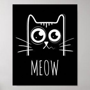 Poster Camisa De Gato De Meia Gato De Gatinho Gata Mãe E 
