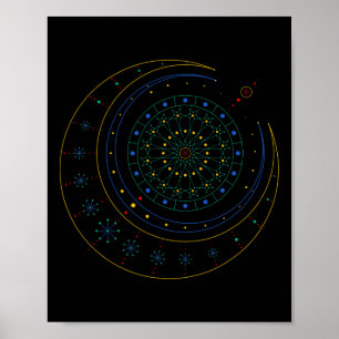 Poster Camisa de Geometria Sagrada