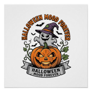 Pôster Camisa de Gravura Antiga de Abóbora de Halloween G