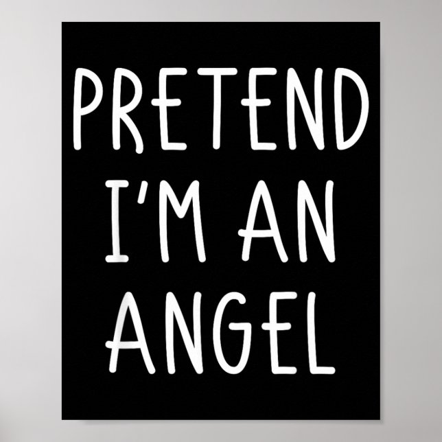 Poster Camisa de Halloween Fingir um Anjo (Frente)