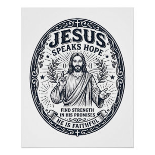 Pôster Camisa de Inclusão da Comunidade Surda Jesus ASL C