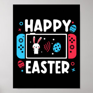 Poster Camisa de jogador de videogame para meninos no dia