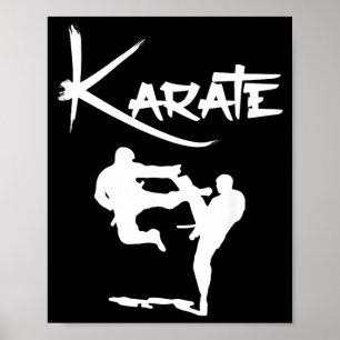 Poster Camisa de Karate - Camisa de Artes Marciais Karate