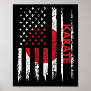 Poster Camisa de Karate para Crianças Presentes de Artes