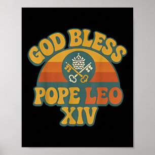 Poster Camisa De Leão Xiv, Papa deus abençoe, Papa Leo Xi