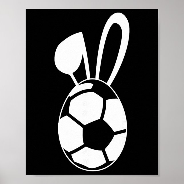 Poster Camisa de Ovo de Futebol Fofo - Presente de Ovo de (Frente)