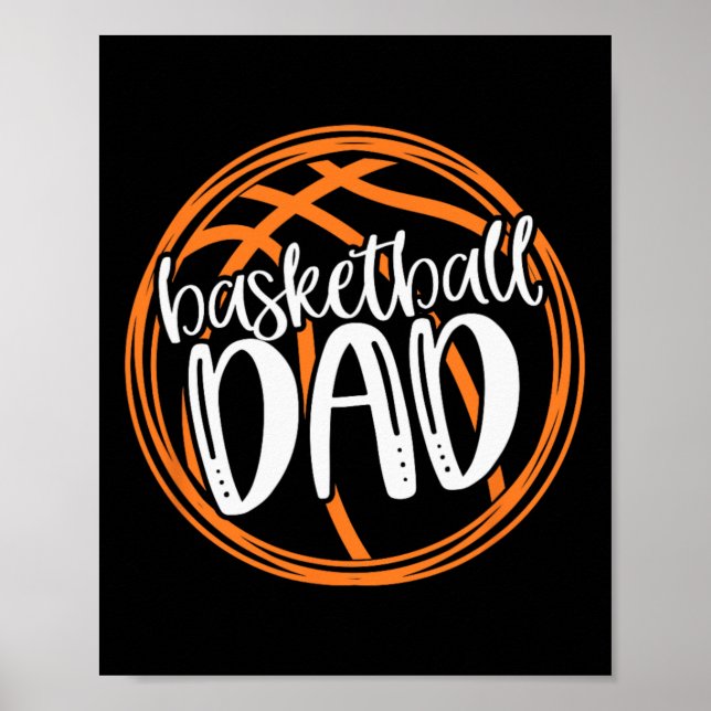 Poster Camisa de PAI de basquetebol (Frente)