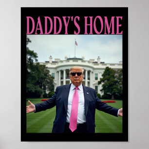 Poster Camisa De pai Para Homens Meninos