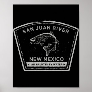 Poster Camisa de pesca com fly San Juan River Novo México