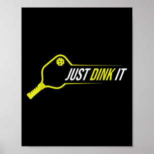 Poster Camisa De Pickleball, Engraçada... Beija-A.