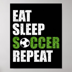 Poster Camisa de Presente para Jogador de Futebol Comida 