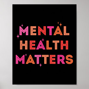 Poster Camisa De Saúde Mental, Sensibilização Para A Saúd