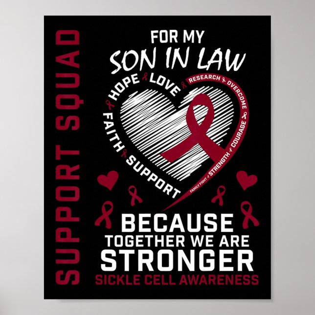 Poster Camisa De Sensibilização De Células Falsiformes (Frente)
