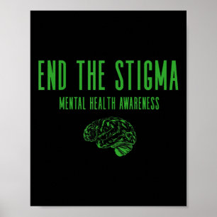 Poster Camisa De Sensibilização Para A Saúde Mental - Ext