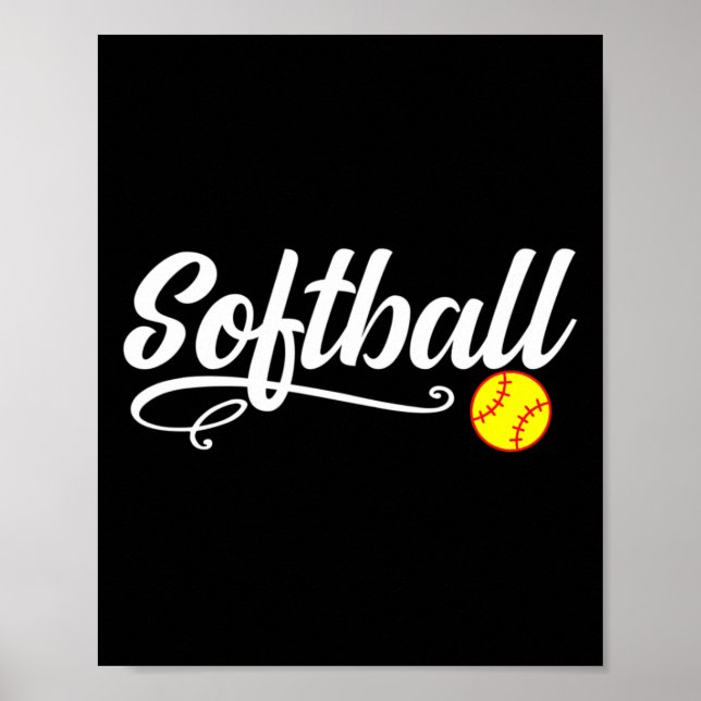 Poster Camisa de Softbol Presente  (Frente)