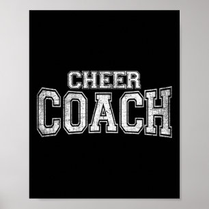 Poster Camisa de Treino de Equipe de Treinadores de Cheer