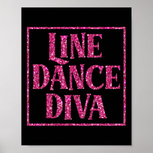 Poster Camisa Diva De Dança De Linha Corta Para Dançarino