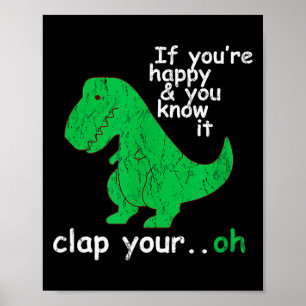 Poster Camisa Divertida Trex T Rex Por Londonseite_ Se Vo