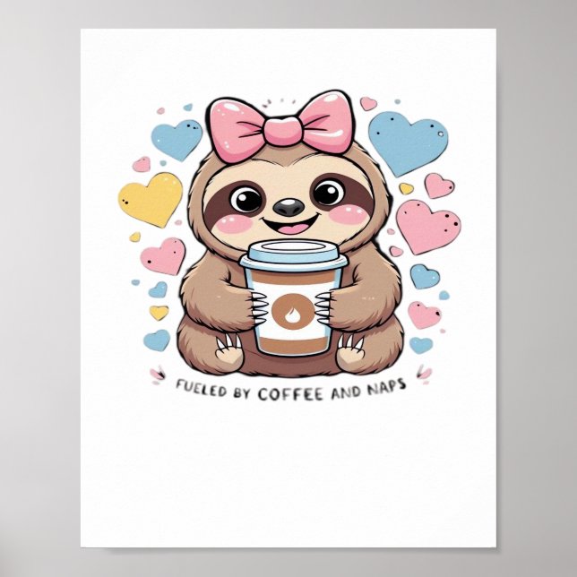 Poster Camisa do café da manhã com sabor doce - Engraçada (Frente)
