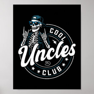 Poster Camisa do Clube dos Tios Legais Camisa engraçada d