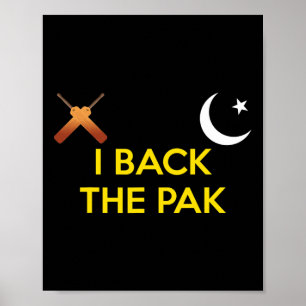 Poster Camisa do críquete do Paquistão I Ck do Pak Cricke