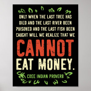 Poster Camisa Do Dia Da Terra Pro Save Environment Citaçã