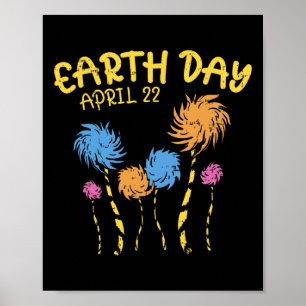 Poster Camisa do Dia da Terra Salve Ambiente Eco Árvore G