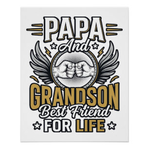 Pôster Camisa do Melhor Amigo da Vida do Papai e do Neto