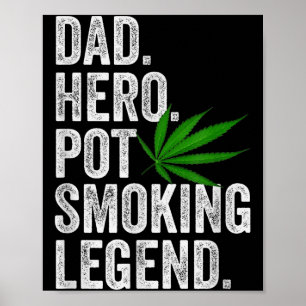 Poster Camisa do Pai da Maconha Camiseta de Natal Diverti