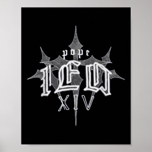 Poster Camisa do Papa Leo Xiv - Novo Papa 2025 Católico