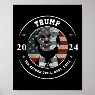 Poster Camisa do Trump Broca Tchau Sarcástico Republicano