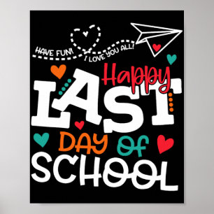 Poster Camisa do Último Dia de Aula Camisa de Formatura p