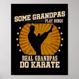 Poster Camisa do Vovô Karate - Avô Real Do Karate