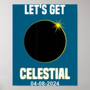 Poster Camisa Eclipse Solar Celestial Eclipse Solar Total