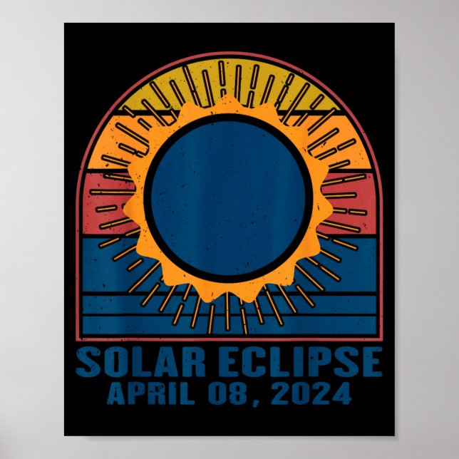 Poster Camisa Eclipse Solar Eclipse Solar Total (Frente)