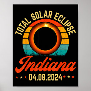 Poster Camisa Eclipse Solar Indiana Total Solar