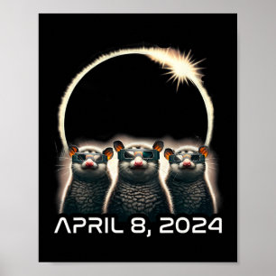 Poster Camisa Eclipse Solar Total 2024 Ogambm Em Astronom