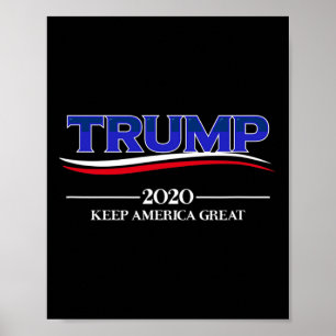 Poster Camisa Eleitoral Trump - Mantenha a América Grande