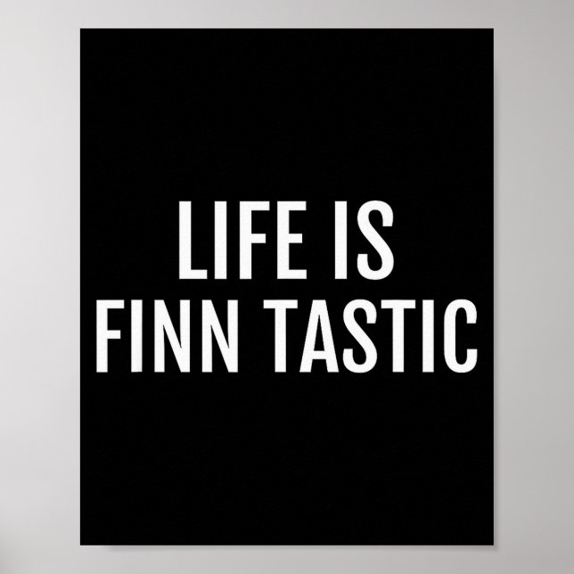 Poster Camisa engraçada da Finlândia com citação _ Mentir (Frente)