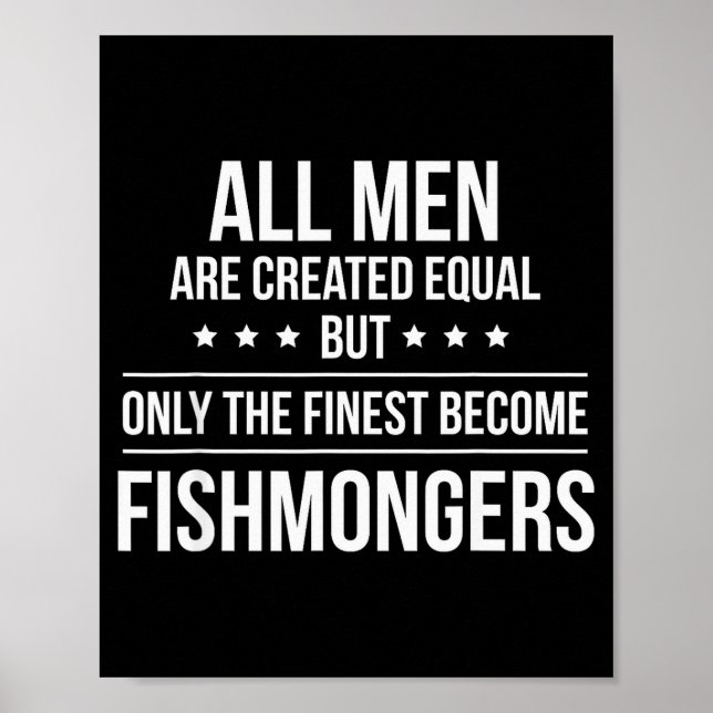 Poster Camisa engraçada de peixeiro _ Presente perfeito p (Frente)