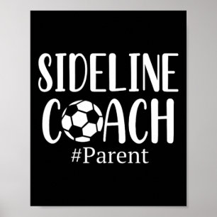 Poster Camisa engraçada para pai ou mãe de jogador de fut
