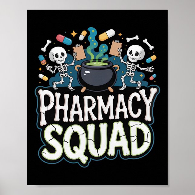 Poster Camisa Engraçada Pílula Farmácia (Frente)