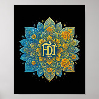 Poster Camisa Feminista Pro-Democracia com Design Sutil d